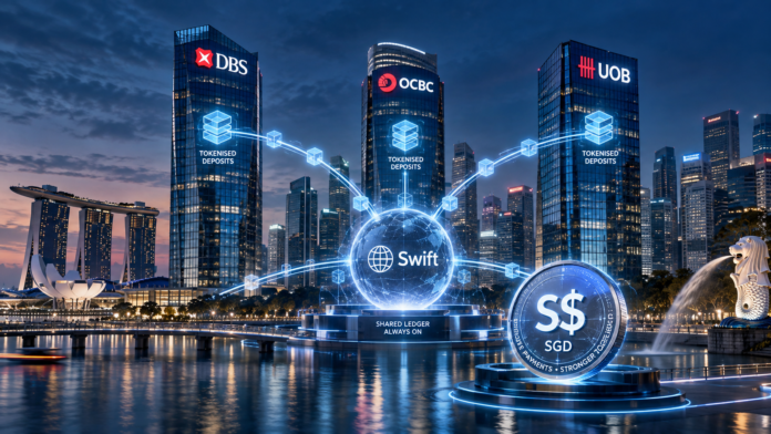 Singapore banks complete live SGD transactions on Swift blockchain ledger